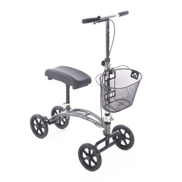 Steerable Knee Walker with Basket